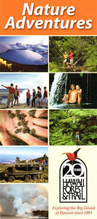 Hawaii Forest and Trail Brochure