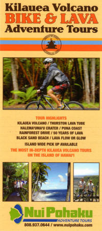 Nui Pohaku Adventure Tours Hawaii Brochure